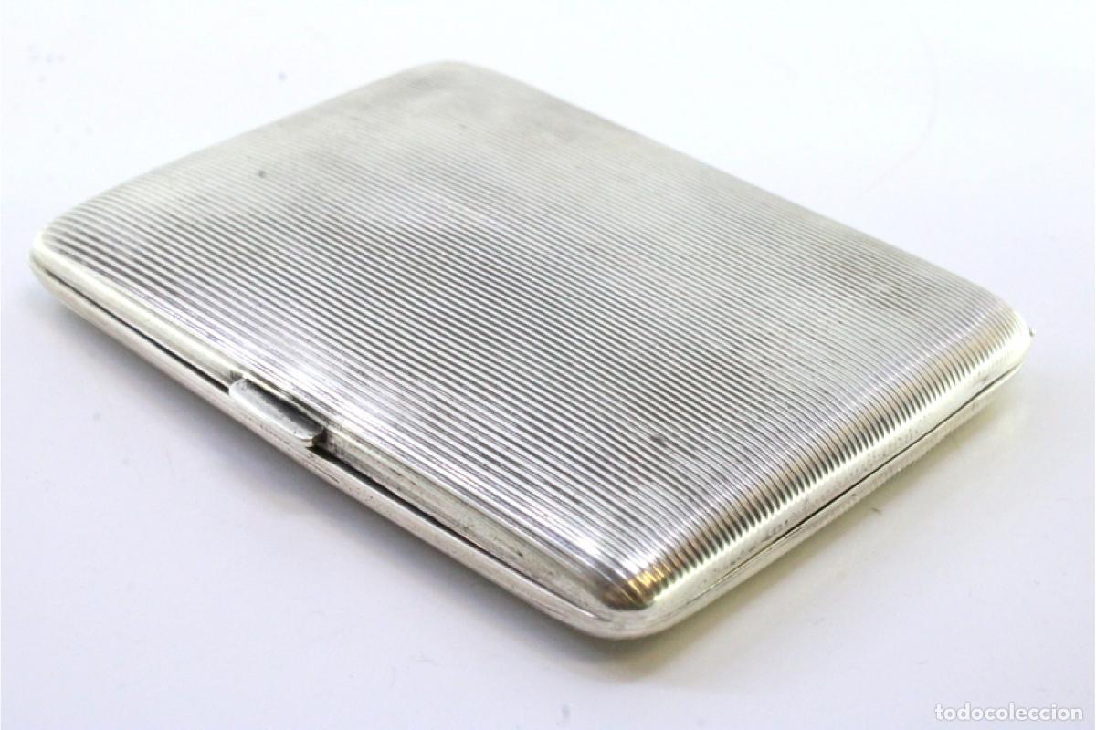 Antig&uuml;edades: Caja de cigarrillos, en plata - Foto 2