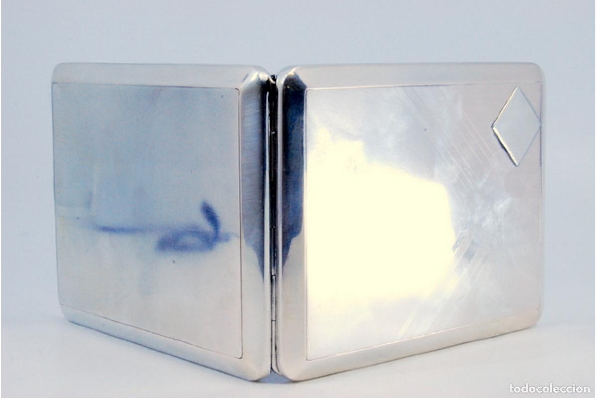 Antig&uuml;edades: Caja de cigarrillos, en plata - Foto 5