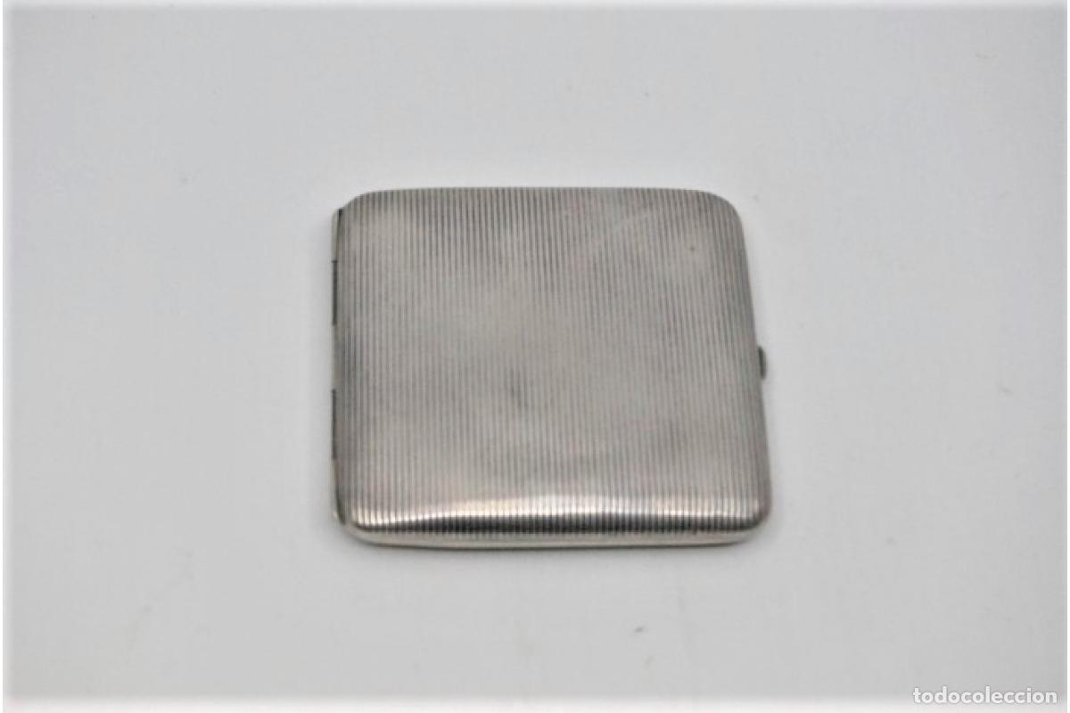 Antig&uuml;edades: Caja de cigarrillos, en plata - Foto 5