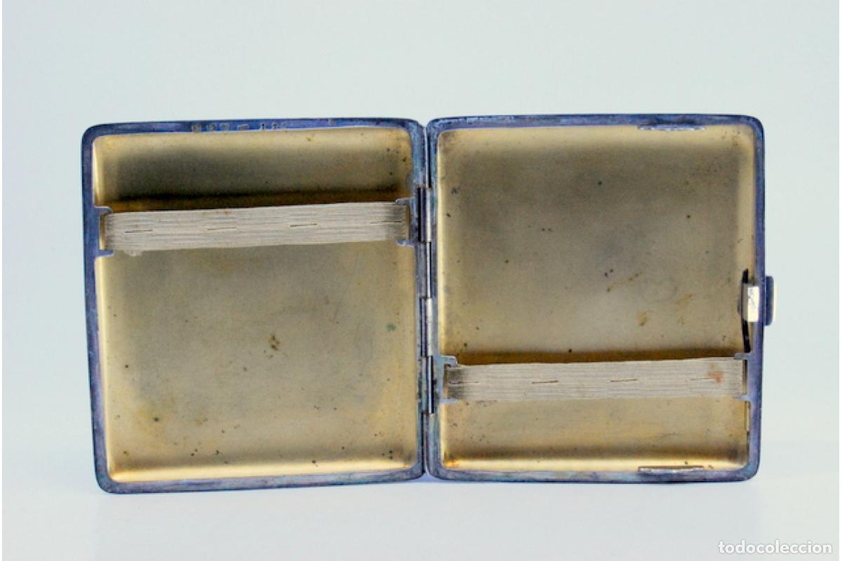 Antig&uuml;edades: Caja de cigarrillos, en plata - Foto 2