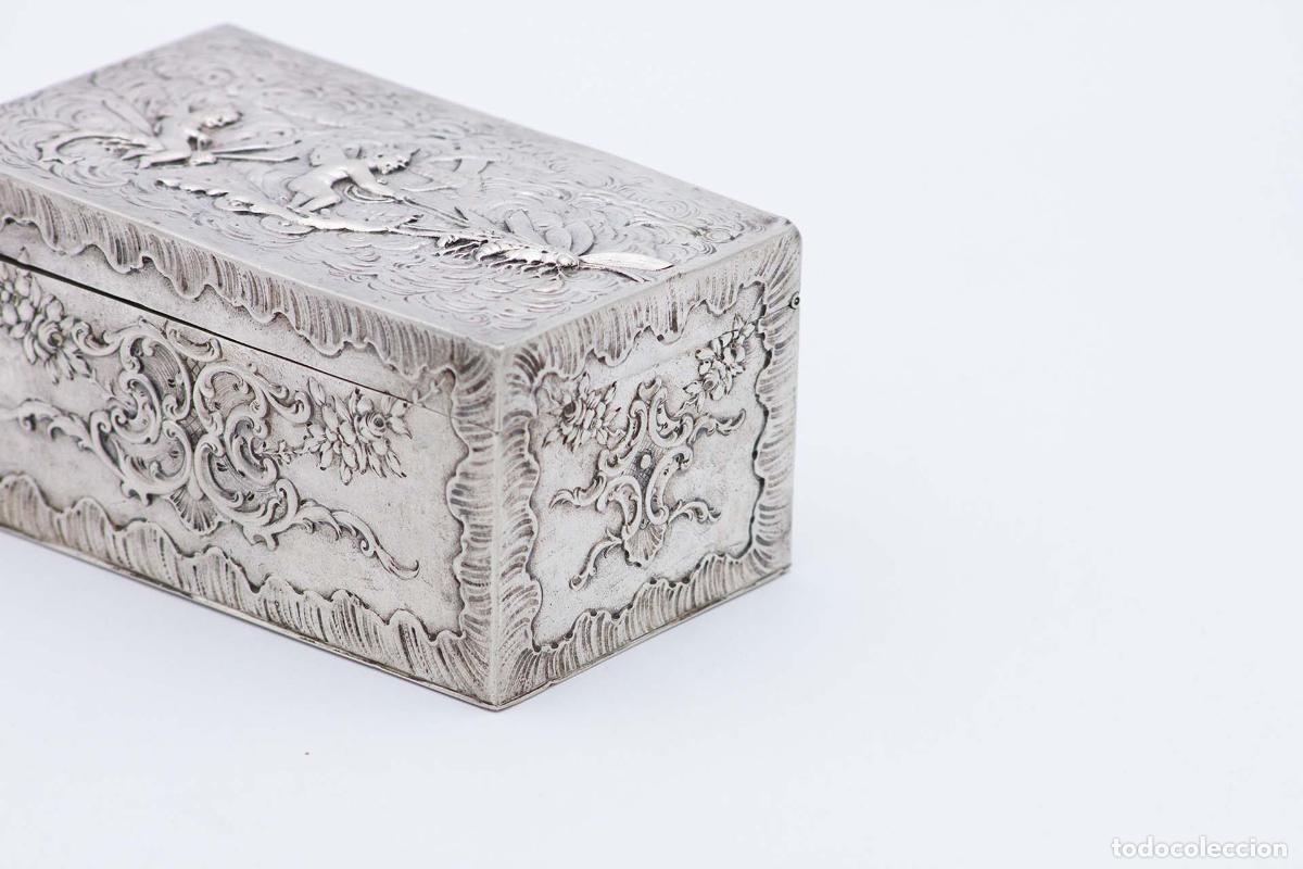 Antig&uuml;edades: Caja de tabaco, en plata - Foto 3