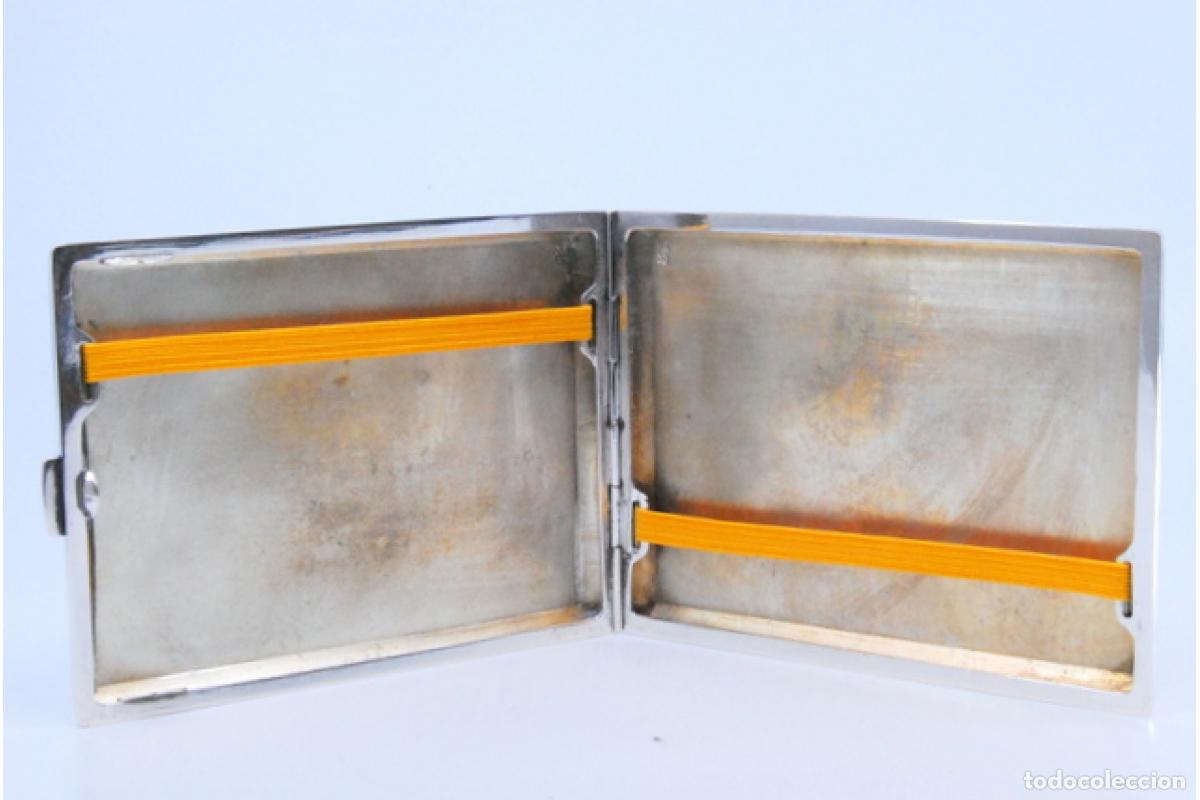 Antig&uuml;edades: Caja de cigarrillos, en plata - Foto 4