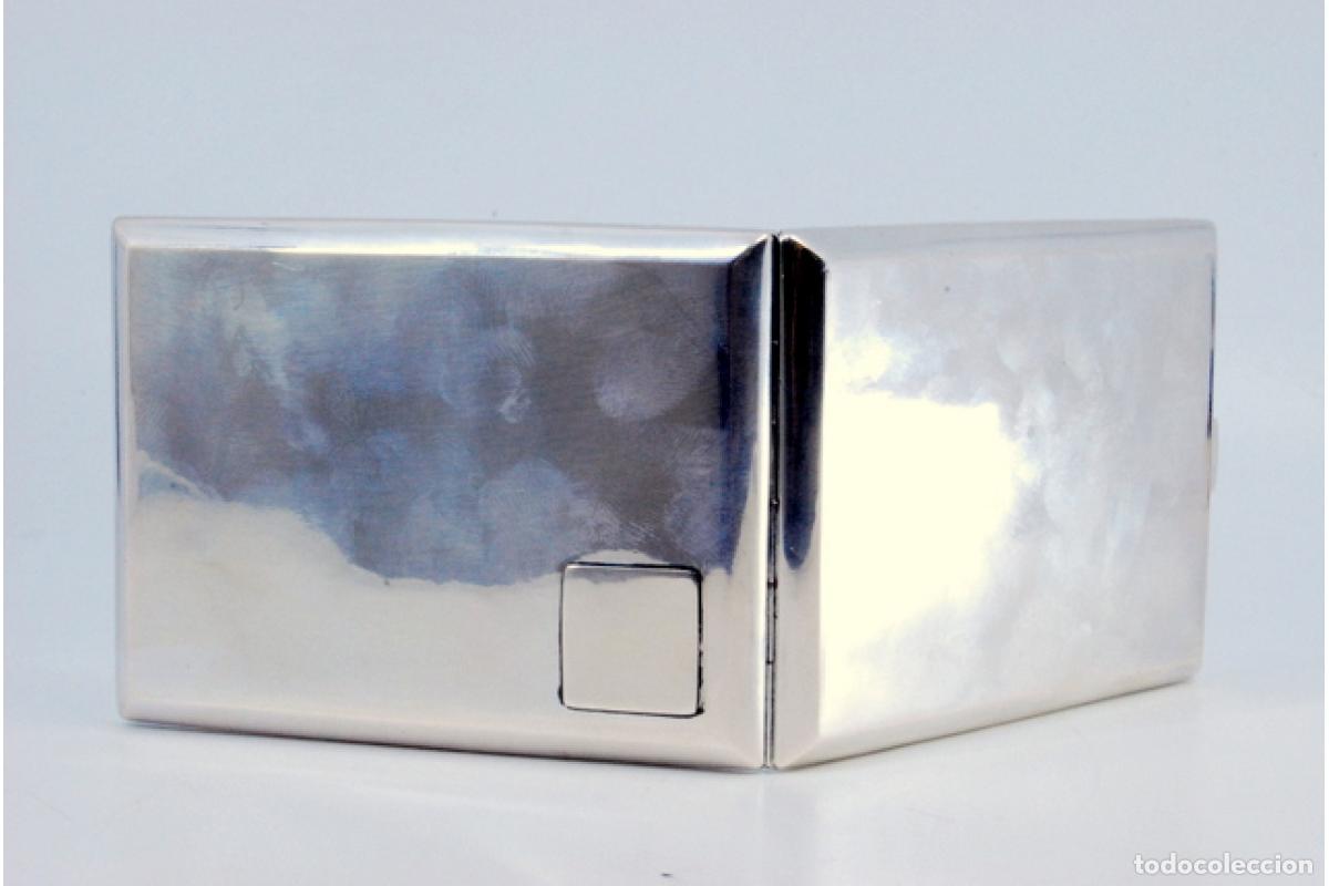 Antig&uuml;edades: Caja de cigarrillos, en plata - Foto 5
