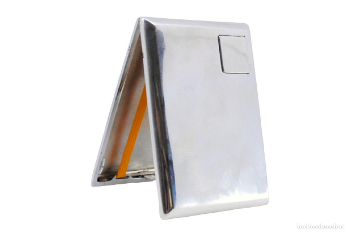 Antig&uuml;edades: Caja de cigarrillos, en plata - Foto 1
