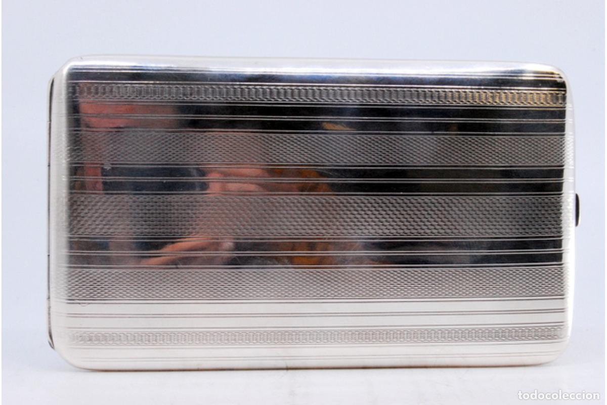 Antig&uuml;edades: Caja de cigarrillos, en plata - Foto 5