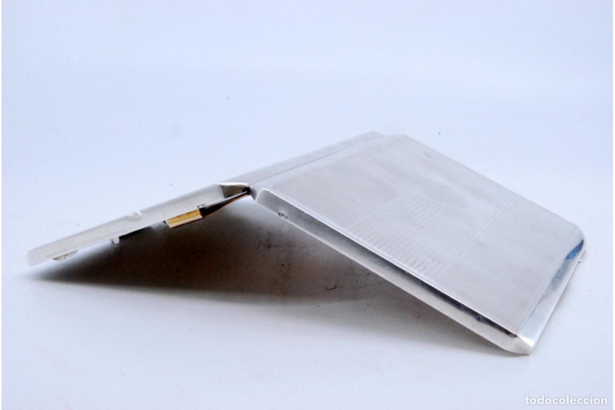 Antig&uuml;edades: Caja de cigarrillos, en plata - Foto 2