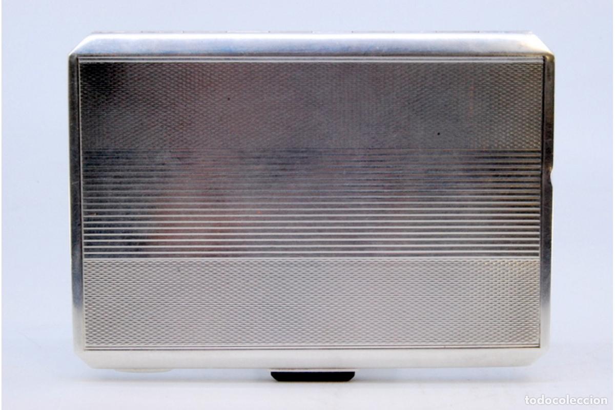 Antig&uuml;edades: Caja de cigarrillos, en plata - Foto 6