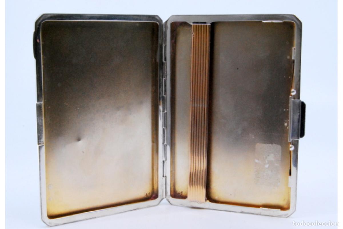 Antig&uuml;edades: Caja de cigarrillos, en plata - Foto 7