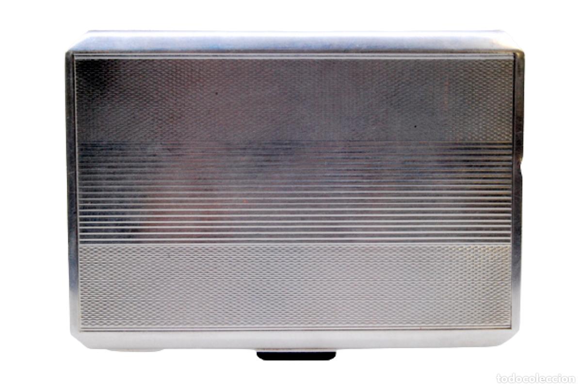 Antig&uuml;edades: Caja de cigarrillos, en plata - Foto 1