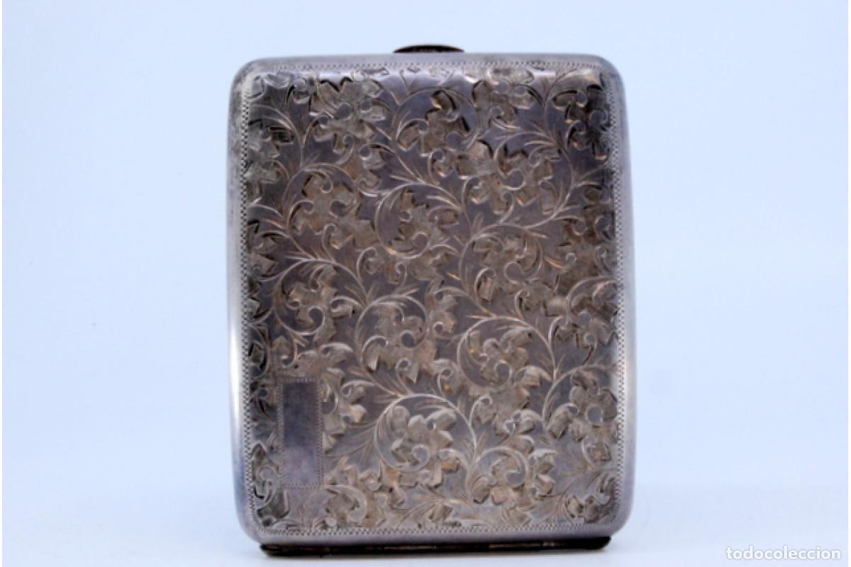Antig&uuml;edades: Caja de cigarrillos, en plata - Foto 6