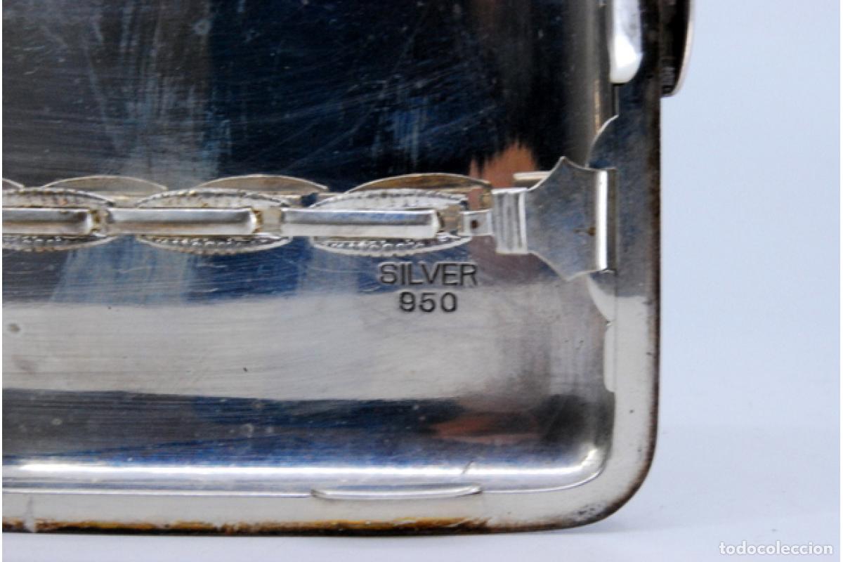Antig&uuml;edades: Caja de cigarrillos, en plata - Foto 9