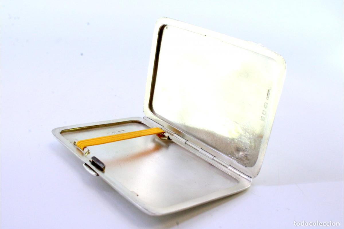 Antig&uuml;edades: Caja de cigarrillos, en plata - Foto 3