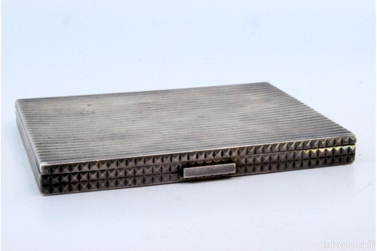 Antig&uuml;edades: Caja de cigarrillos, en plata - Foto 3
