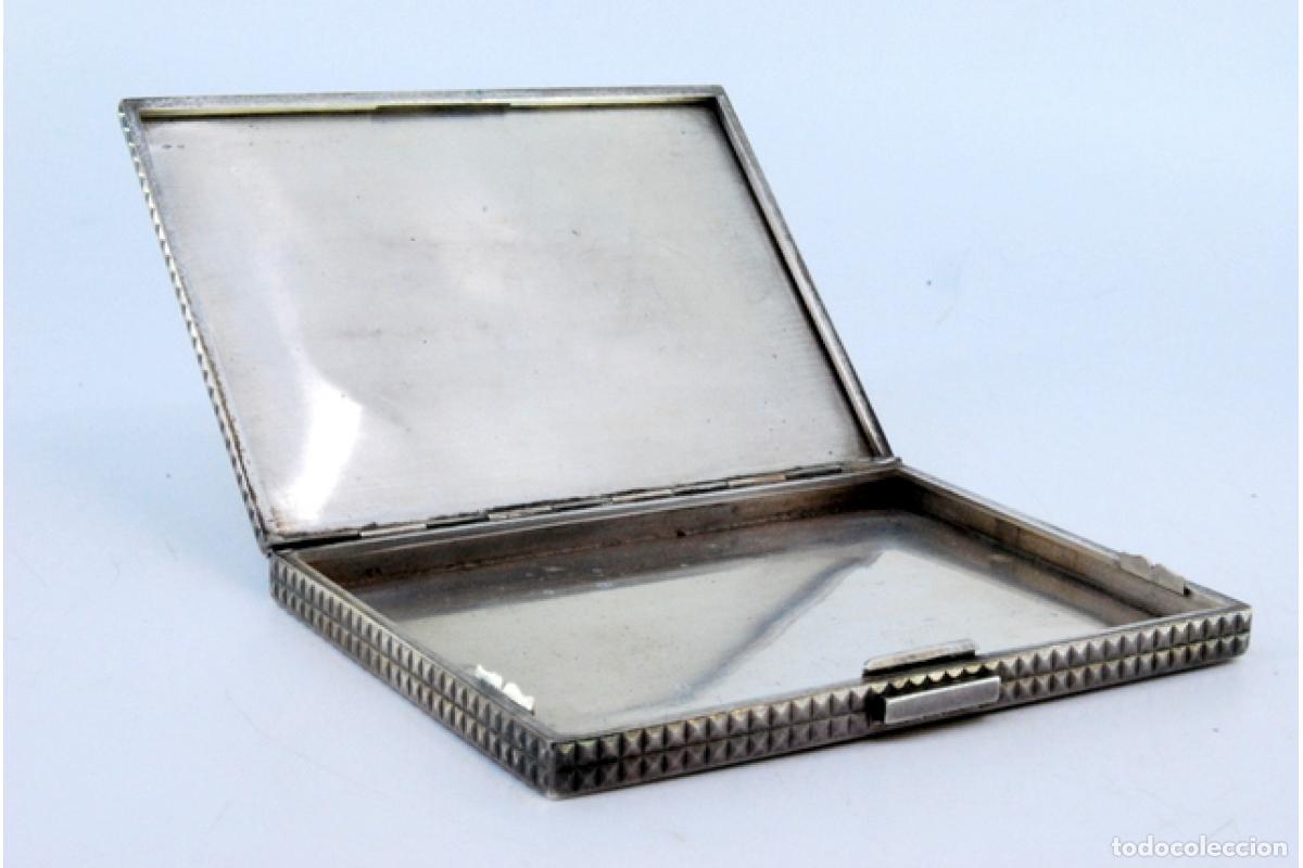 Antig&uuml;edades: Caja de cigarrillos, en plata - Foto 5