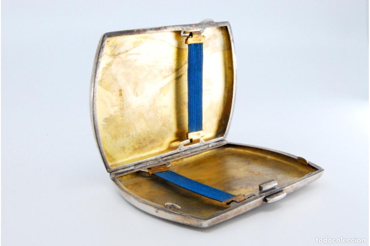 Antig&uuml;edades: Caja de cigarrillos, en plata - Foto 2
