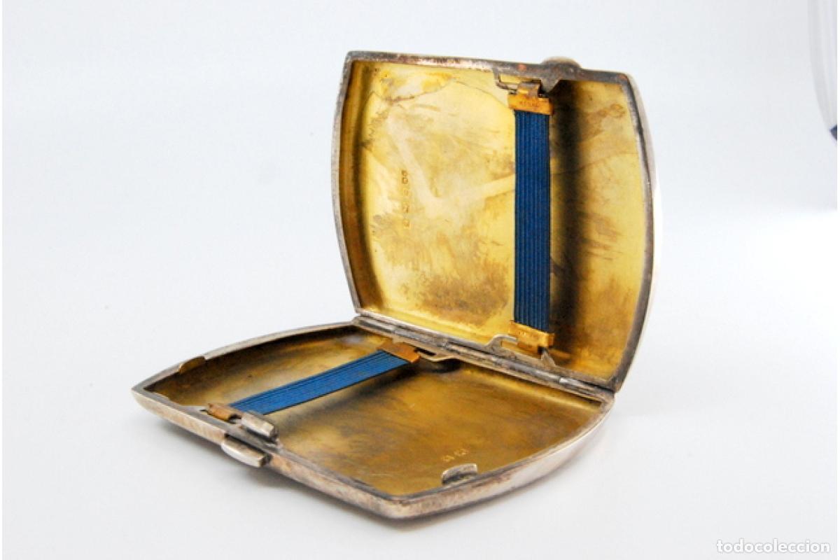 Antig&uuml;edades: Caja de cigarrillos, en plata - Foto 4