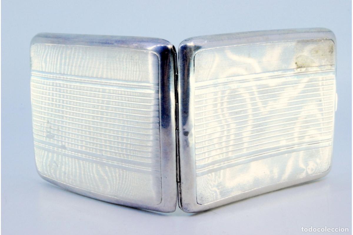 Antig&uuml;edades: Caja de cigarrillos, en plata - Foto 7