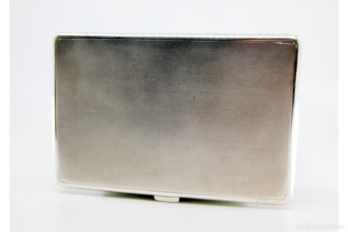 Antig&uuml;edades: Caja de cigarrillos, en plata - Foto 2