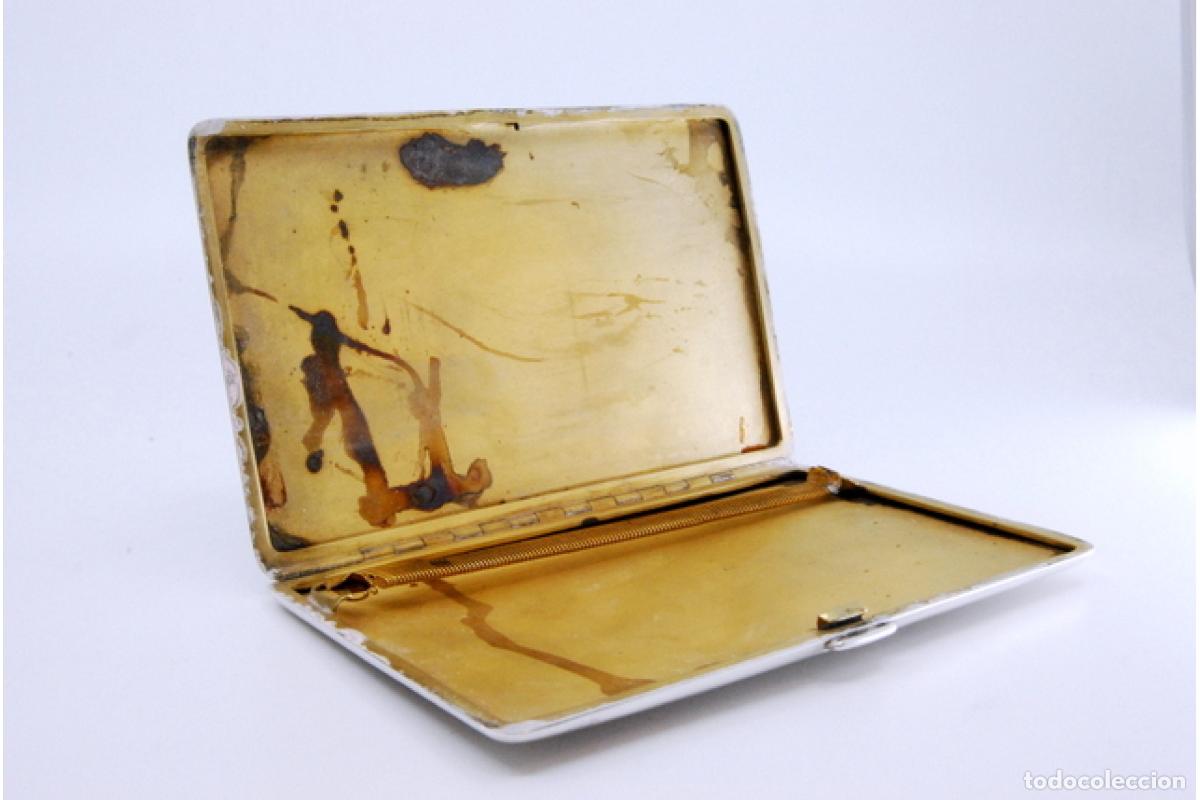 Antig&uuml;edades: Caja de cigarrillos, en plata - Foto 6