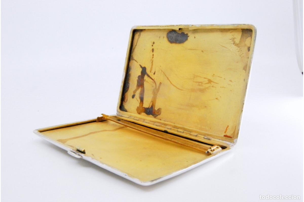 Antig&uuml;edades: Caja de cigarrillos, en plata - Foto 7