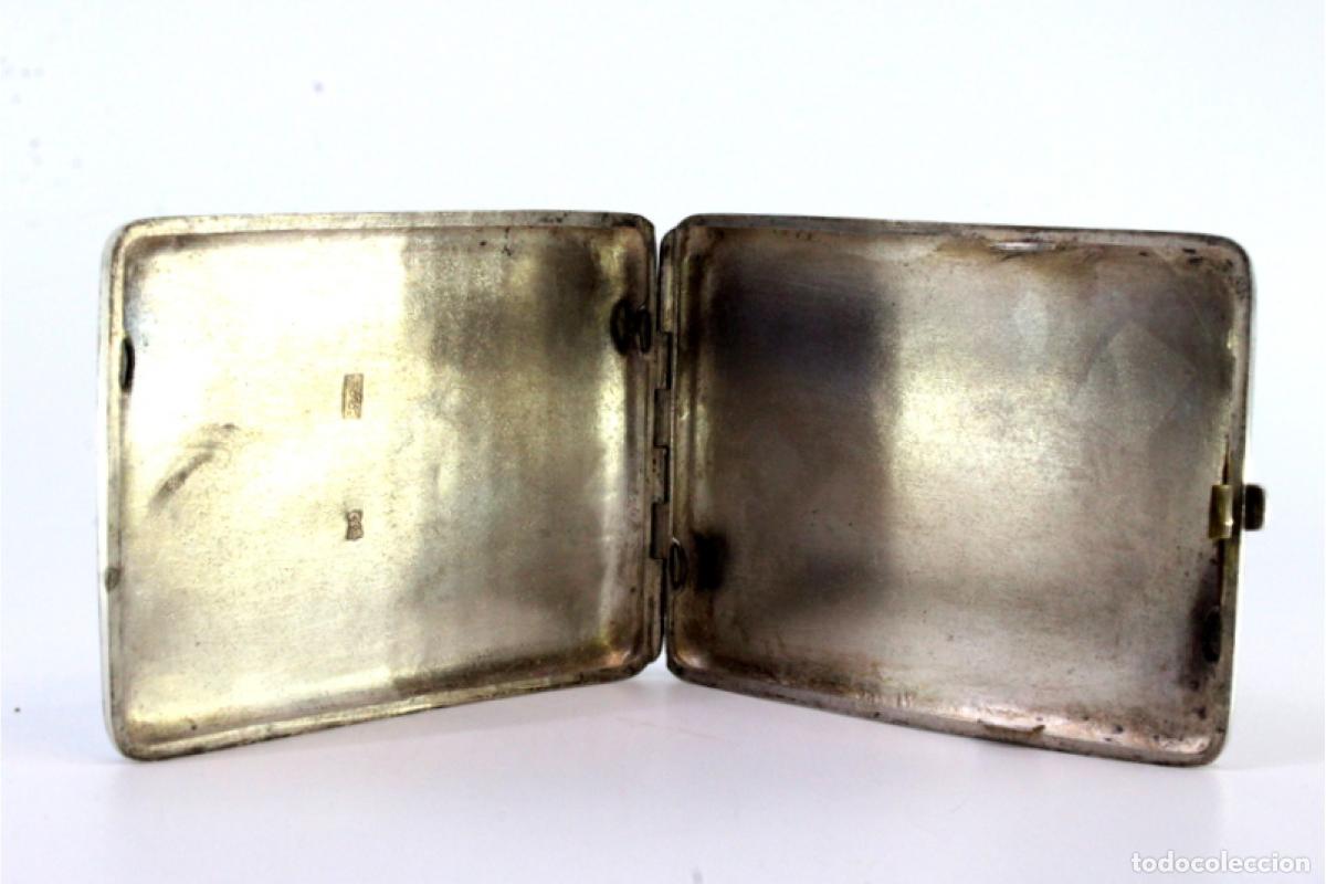 Antig&uuml;edades: Caja de cigarrillos, en plata - Foto 7