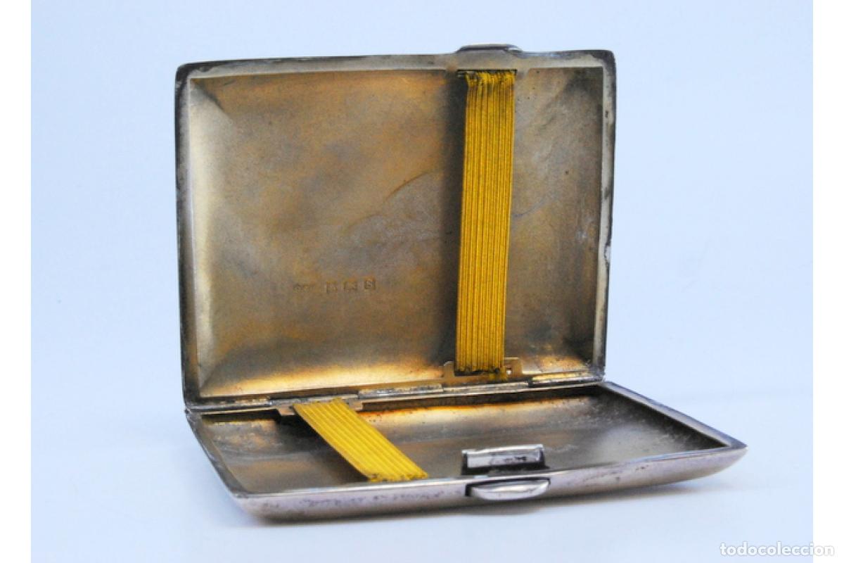 Antig&uuml;edades: Caja de cigarrillos, en plata - Foto 4