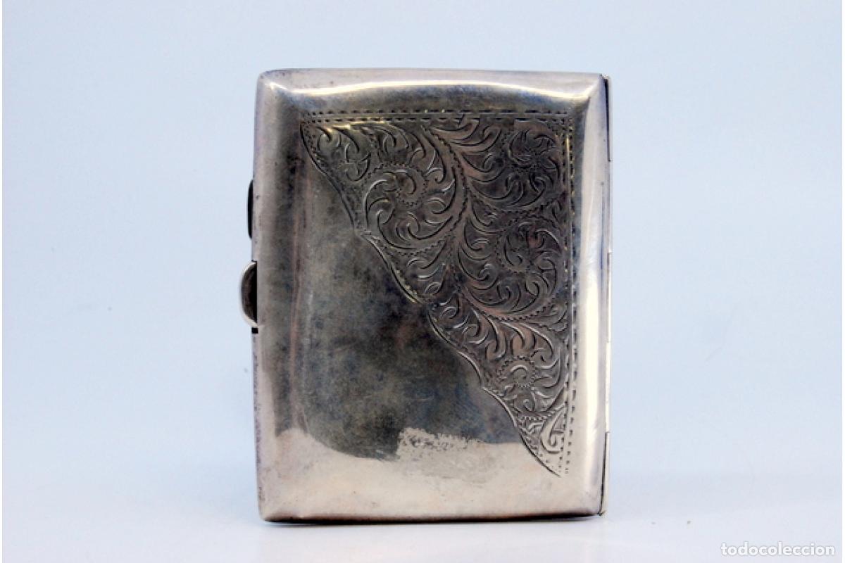 Antig&uuml;edades: Caja de cigarrillos, en plata - Foto 7