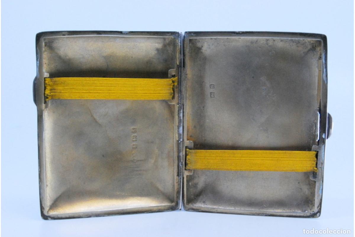 Antig&uuml;edades: Caja de cigarrillos, en plata - Foto 8