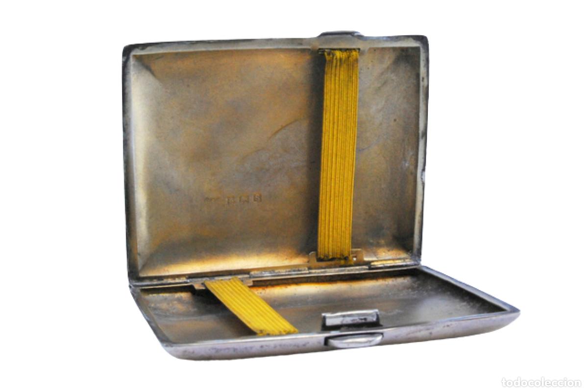 Antig&uuml;edades: Caja de cigarrillos, en plata - Foto 1