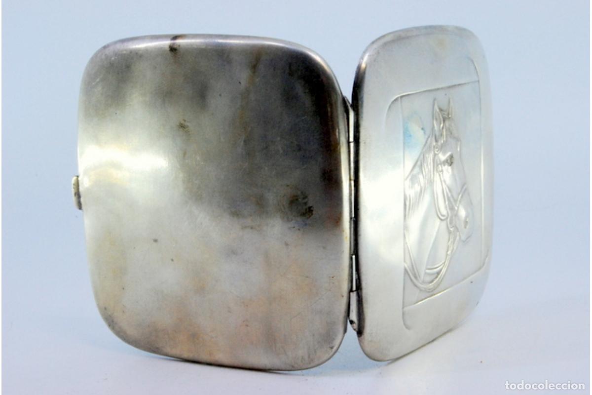 Antig&uuml;edades: Caja de cigarrillos, en plata - Foto 2