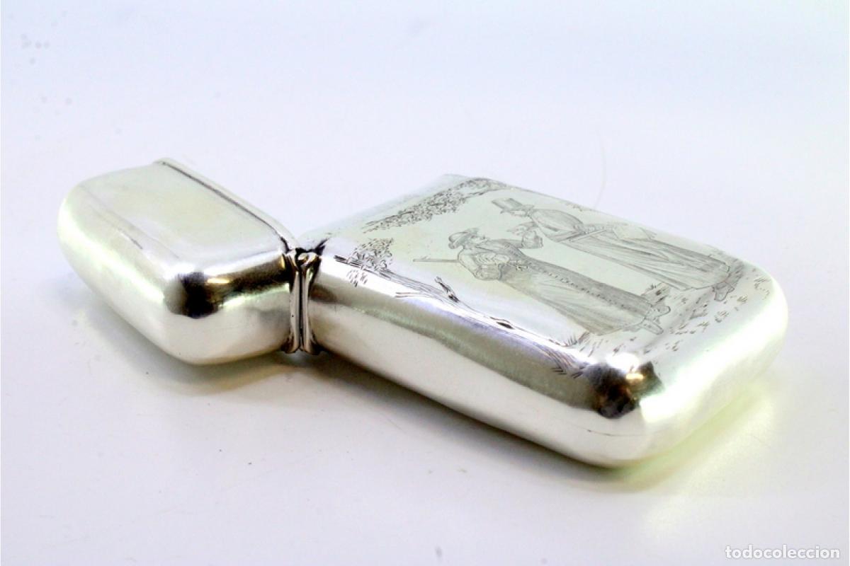 Antig&uuml;edades: Caja de cigarrillos, en plata - Foto 5