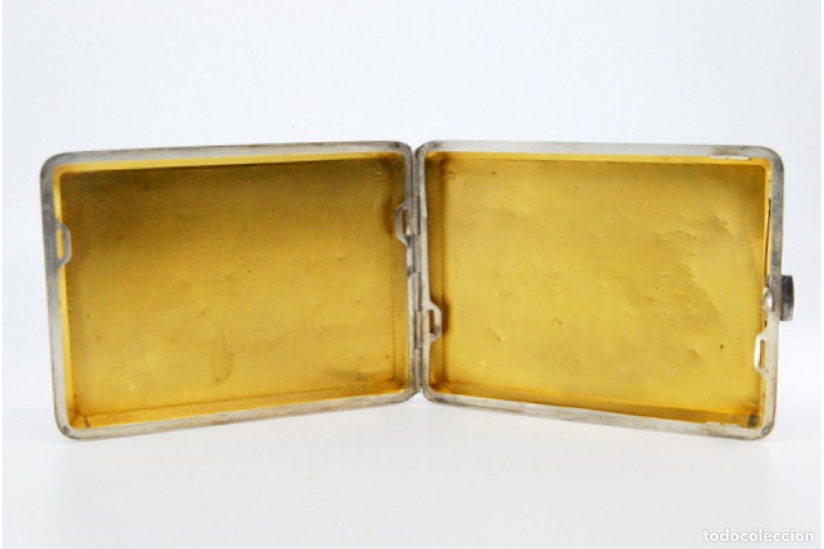 Antig&uuml;edades: Caja de cigarrillos, en plata - Foto 4