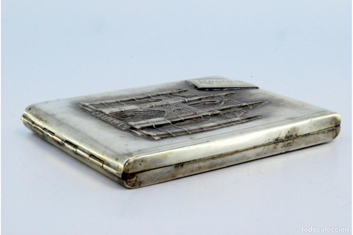 Antig&uuml;edades: Caja de cigarrillos, en plata - Foto 2