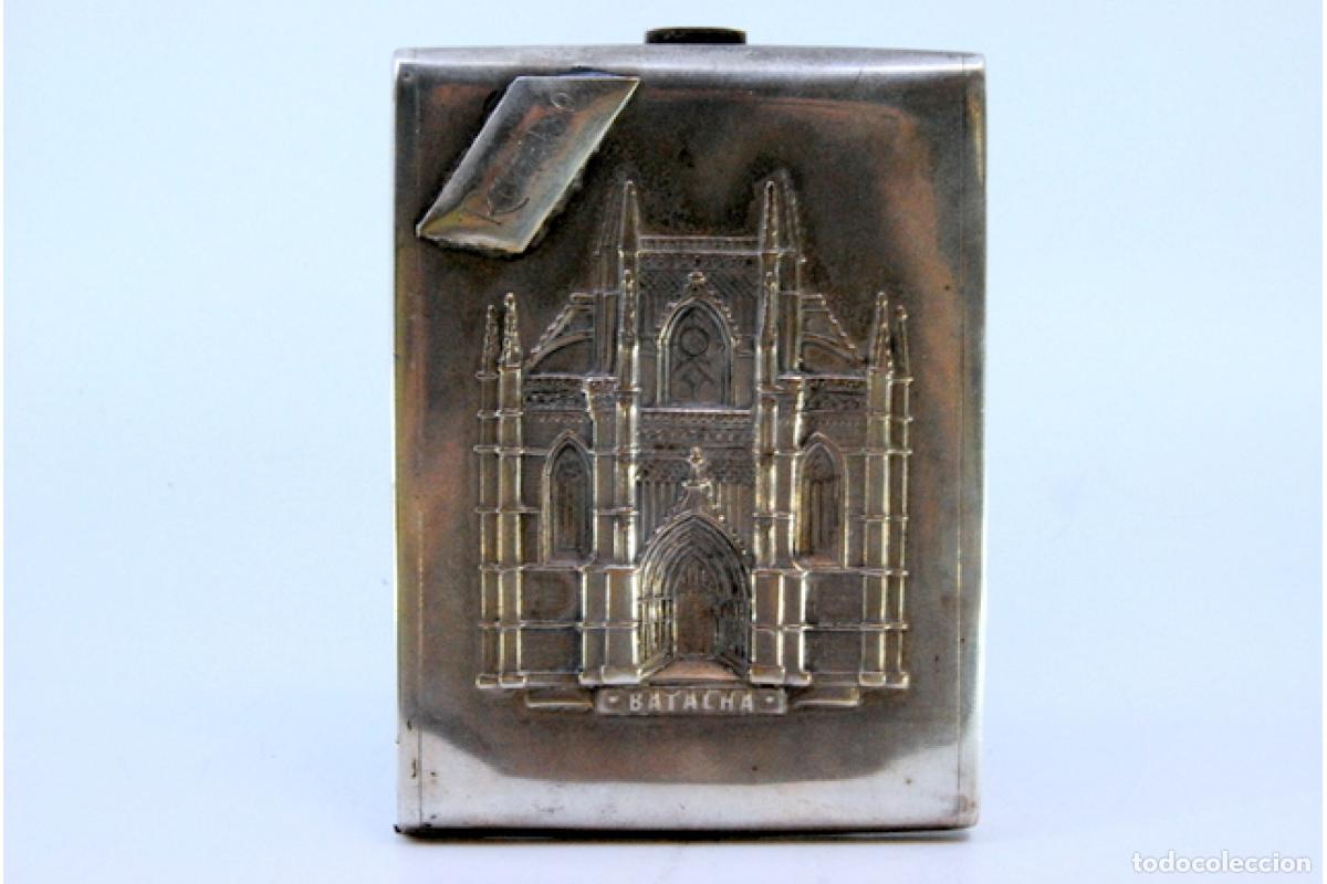 Antig&uuml;edades: Caja de cigarrillos, en plata - Foto 3