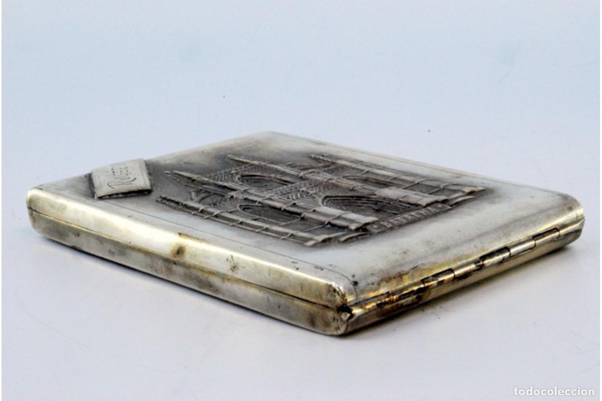 Antig&uuml;edades: Caja de cigarrillos, en plata - Foto 5