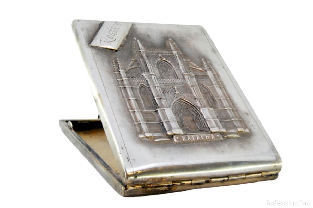 Antig&uuml;edades: Caja de cigarrillos, en plata - Foto 1