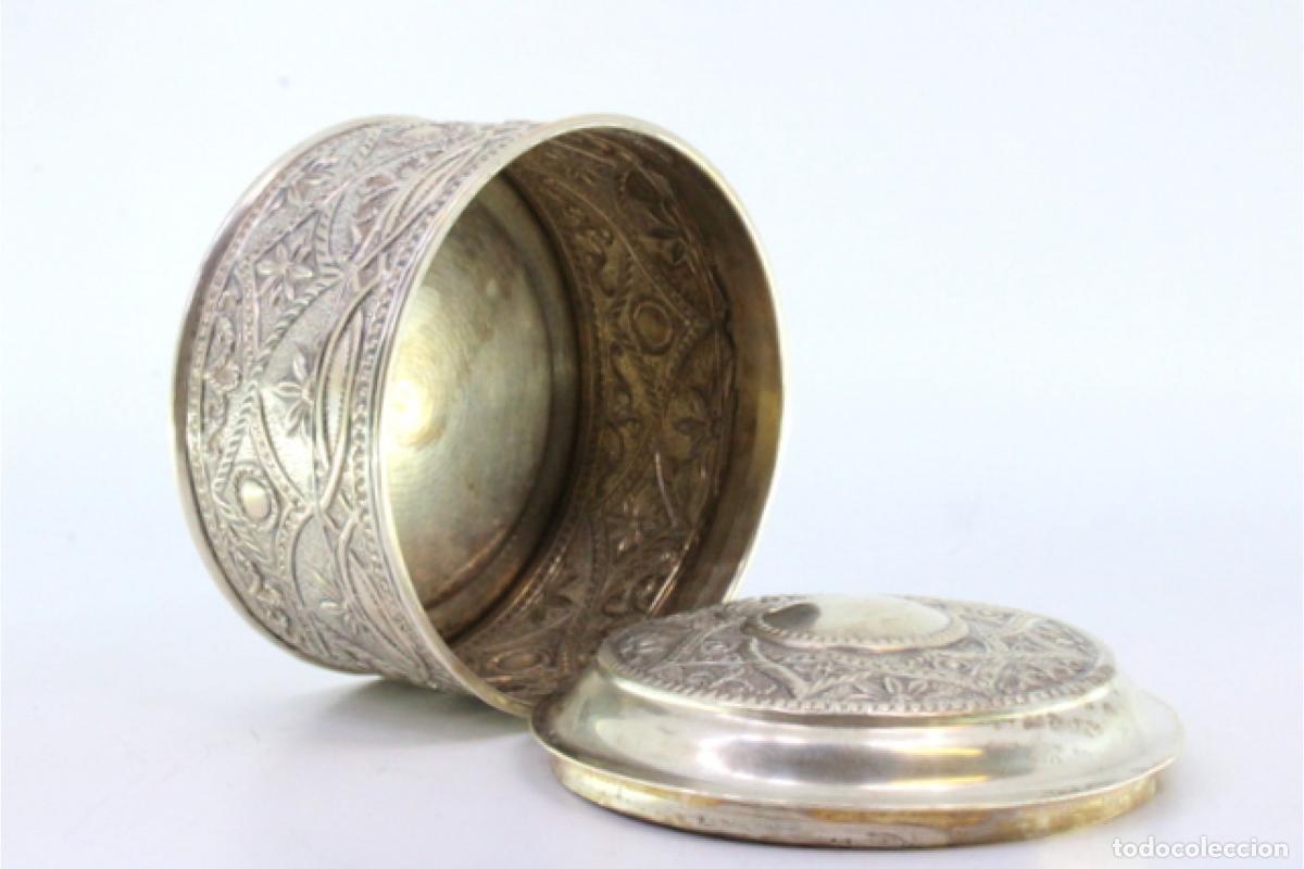 Antig&uuml;edades: Caja de plata, para el t&eacute; - Foto 2