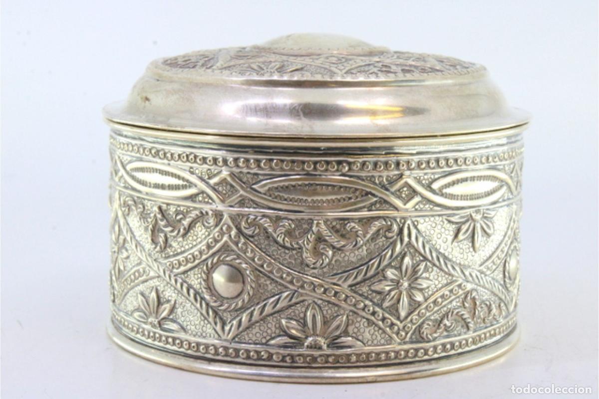 Antig&uuml;edades: Caja de plata, para el t&eacute; - Foto 6