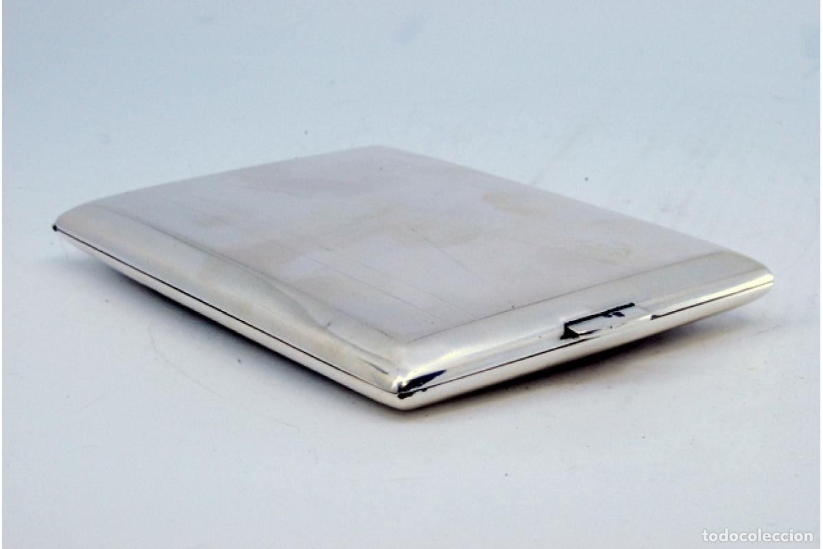 Antig&uuml;edades: Caja de cigarrillos, en plata - Foto 2