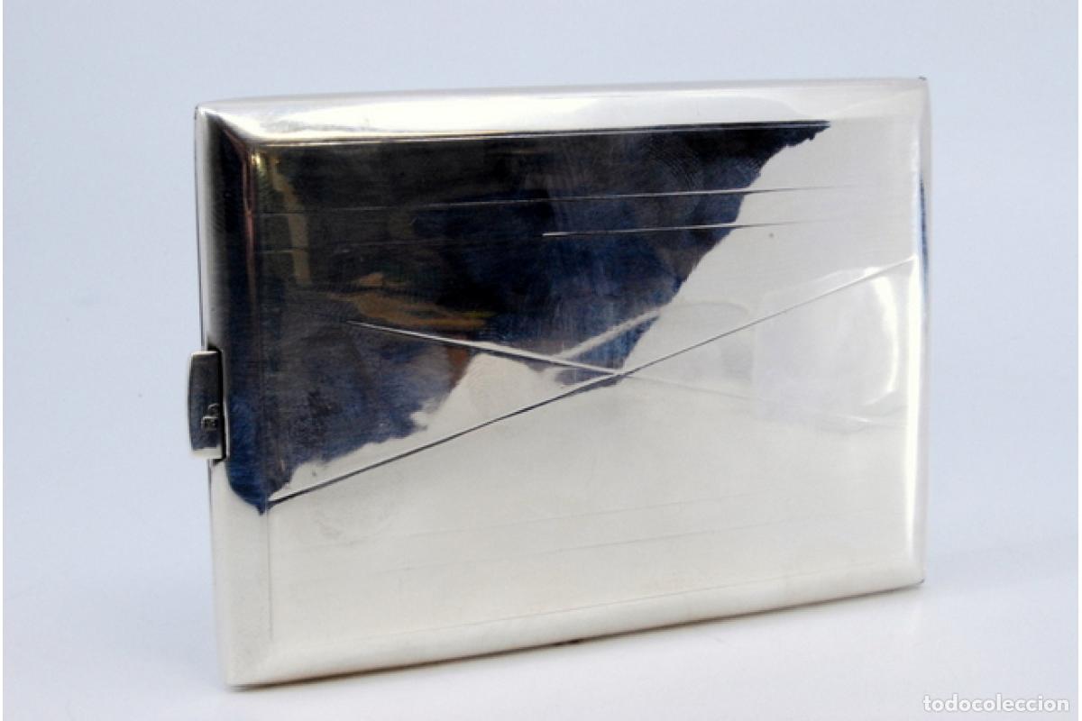 Antig&uuml;edades: Caja de cigarrillos, en plata - Foto 6