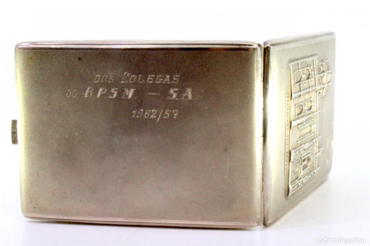 Antig&uuml;edades: Caja de cigarrillos, en plata - Foto 5