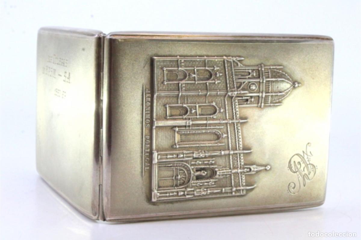 Antig&uuml;edades: Caja de cigarrillos, en plata - Foto 7
