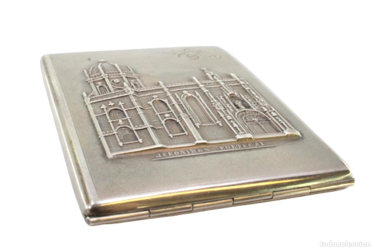 Antig&uuml;edades: Caja de cigarrillos, en plata - Foto 1