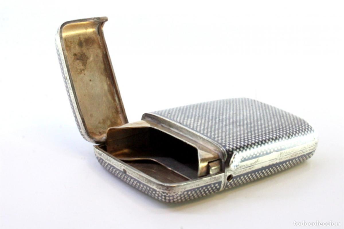Antig&uuml;edades: Caja de cigarrillos, en plata - Foto 5