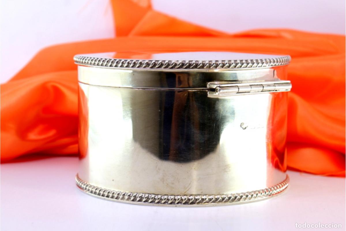 Antig&uuml;edades: Caja de plata, para el t&eacute; - Foto 3