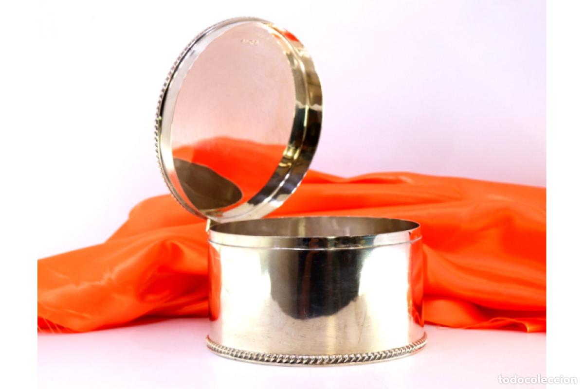 Antig&uuml;edades: Caja de plata, para el t&eacute; - Foto 4
