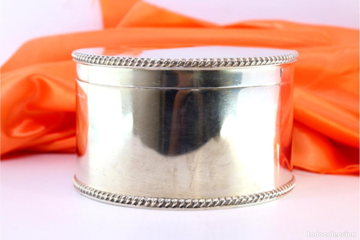 Antig&uuml;edades: Caja de plata, para el t&eacute; - Foto 6
