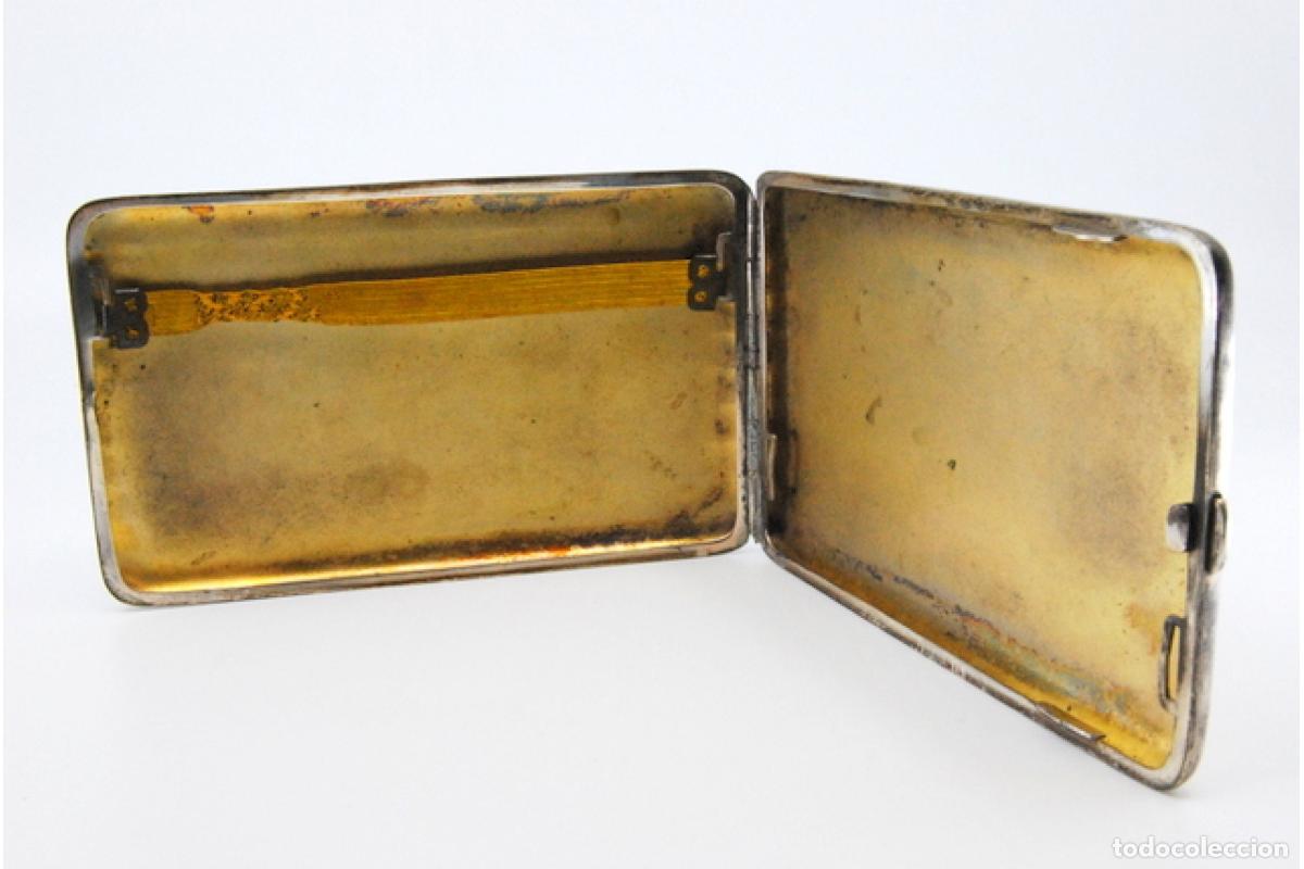 Antig&uuml;edades: Caja de cigarrillos, en plata - Foto 7