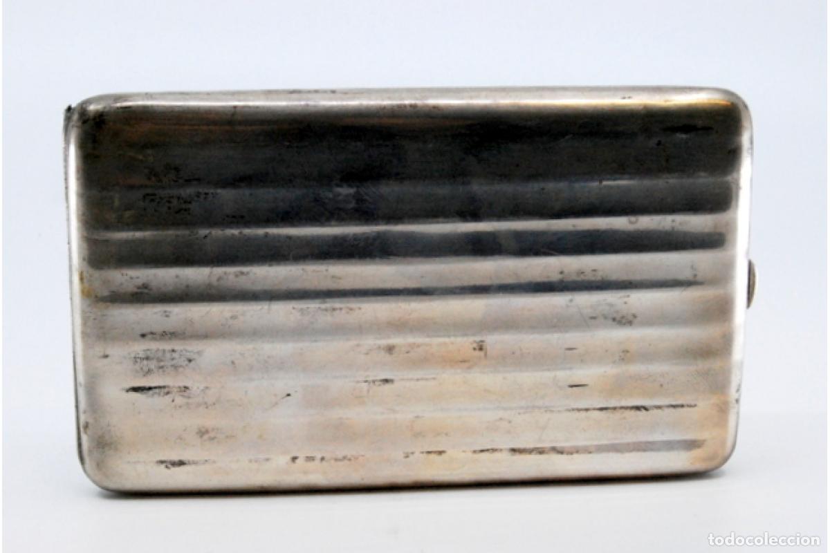 Antig&uuml;edades: Caja de cigarrillos, en plata - Foto 8