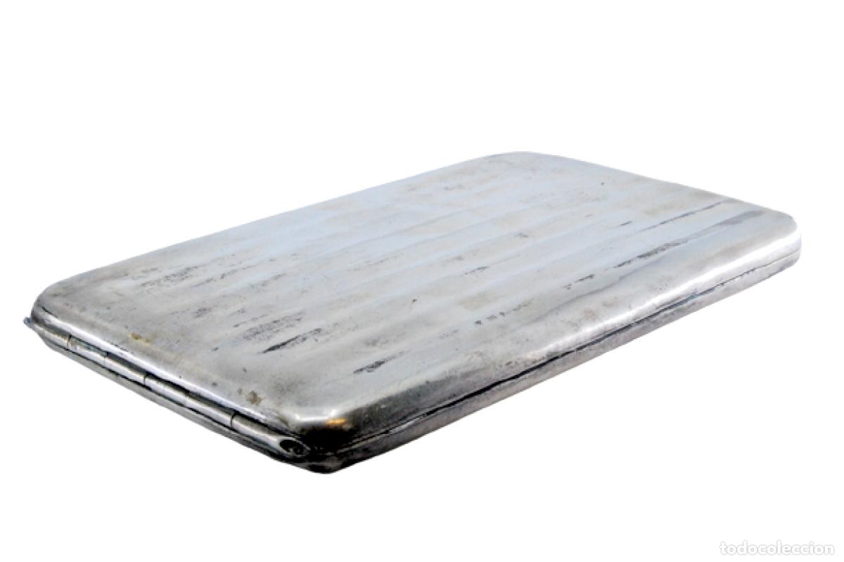 Antig&uuml;edades: Caja de cigarrillos, en plata - Foto 1
